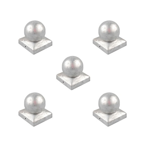 Poteau couvercle galvanisé - 5x,