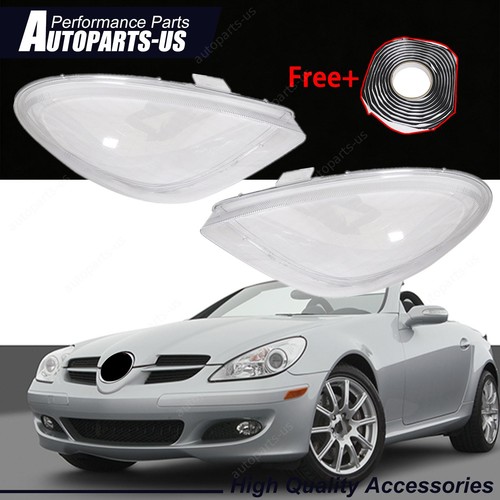 Left right headlight lens - left+right,