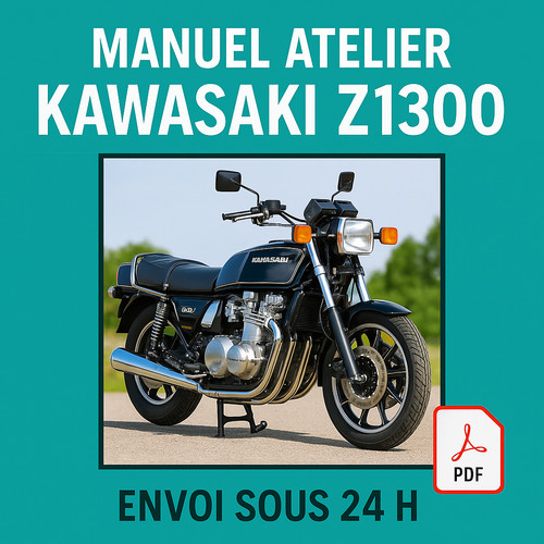 Manuel atelier kawasaki z1300 - manuel,