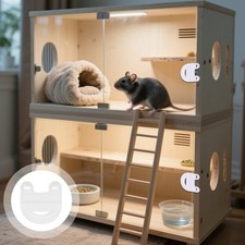  Lot de 10 clips pour cage à