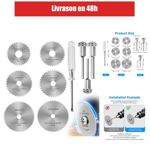 10pcs mini disques scie - mini,