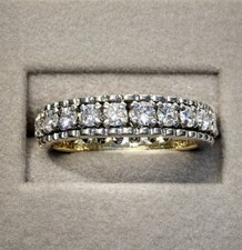 Bague Alliance En Or Blanc 18