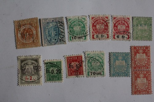 Timbres vignettes suisse - et,