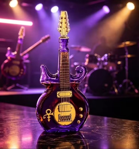 Prince purple guitar liquor - prince,
