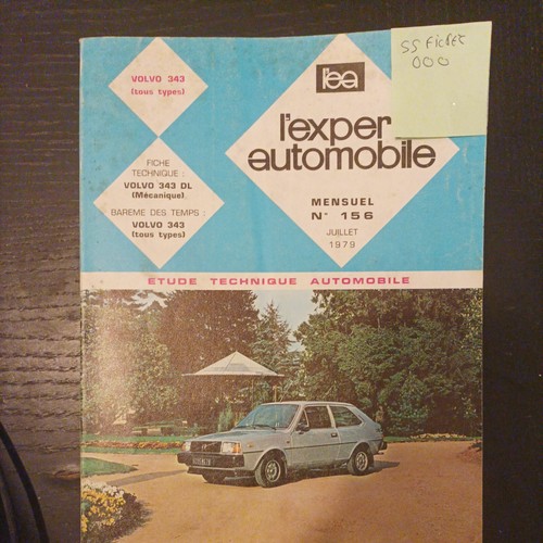 Revue technique volvo 343 4 - volvo, 1.4