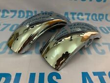 Honda dax st50 st70 ct70 nouveaux garde-boue avant et arrière en acier chromé.