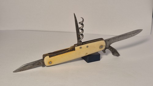 Couteau pliant ancien - ancien, corne