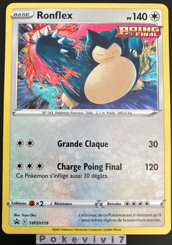 Carte pokemon ronflex swsh119 - carte,