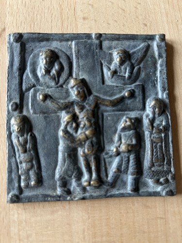 Plaque bronze massif - bronze,