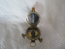 antique brass marine compass