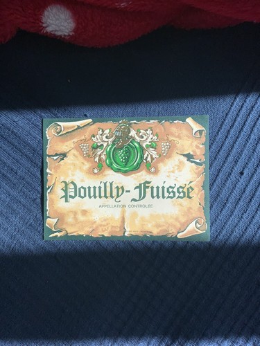 Etiquette vin pouilly - etiquette,