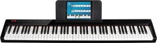 Clavier Piano Numerique Synthes Portable 88 Touches 128 Sons USB Midi Bluetooth