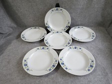 6 assiettes creuses porcelaine