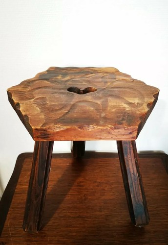 Ancien vintage tabouret - ancien,