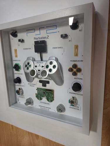 Shadowbox diorama manette ps2 - manette,