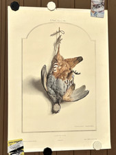 Poster La Venerie 13 La Perdrix Rouge Souvenirs De Chasse Edouard Traviès