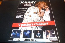 Revue "JOHNNY HALLYDAY STORY N°1" inclus 7 posters couleurs