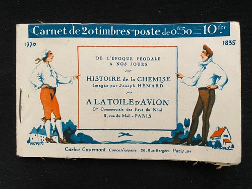 Carnet timbres a la - timbres, toile