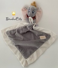 4744🌟Doudou Plat Dumbo Disney Nicotoy Simba Toys Éléphant Gris Mouchoir