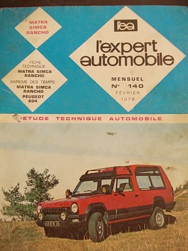 Expert automobile matra - l'expert,
