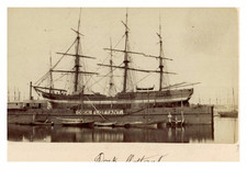 France, Le Havre, Floating Dock, Vintage Print, ca.1870 France, Le Havre, Dock 
