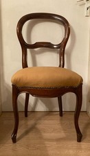 ANCIEN 3 Chaises Noyer Louis