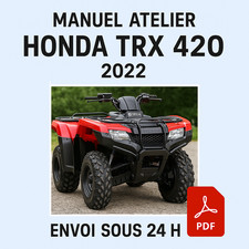 Manuel Atelier Honda TRX 420