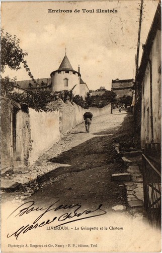 Cpa liverdun grimpette et - liverdun,
