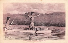 Polynesia - TAHITI - Harpoon Fishing - SEE SCANS FOR STATE - Ed. Store