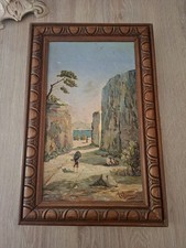 Tableau 1898 Marine Calanque