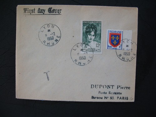 Fdc 1950 875 madame - fdc,