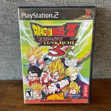 Dragon Ball Z Budokai Tenkaichi 3 CIB with Bonus Disc PS2 Sony PlayStation 2
