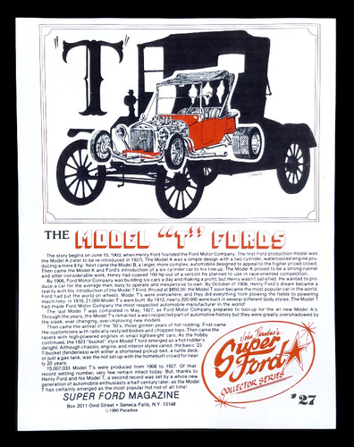 The model ford t bucket - the,