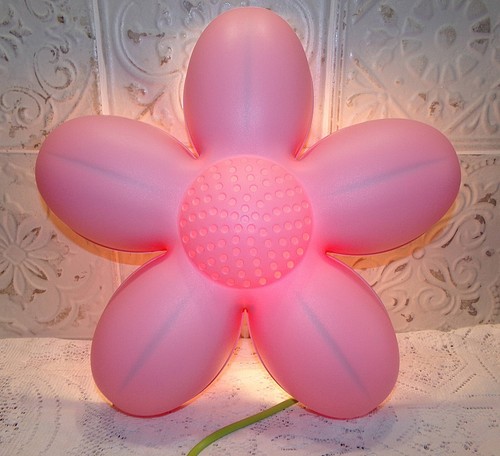 Applique murale fleur rose - murale,