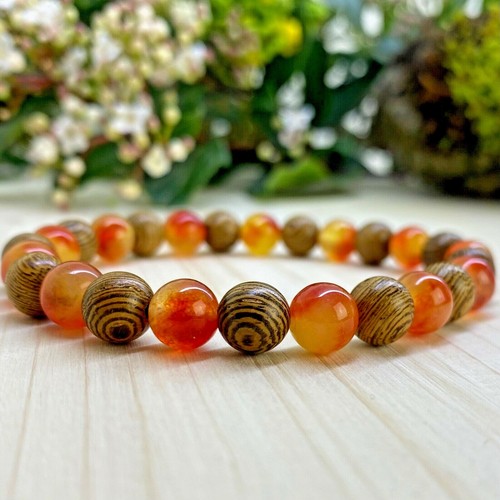 Bracelet quartz orange - quartz, pierres