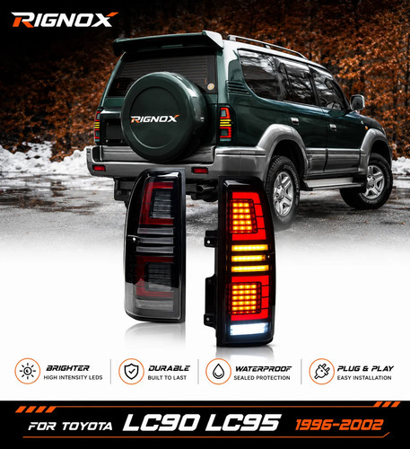Pair led tail lights assembly - led,
