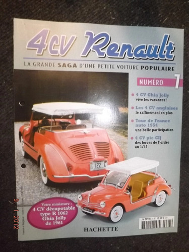 Fascicule 4cv renault la - 4cv, 7