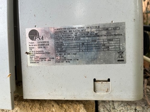 Pompe chaleur air eau pour - chaleur,