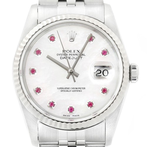 Rolex datejust montre 18k - rolex,