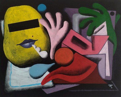 Art contemporain tableau
