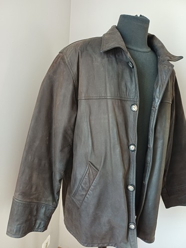 Veste cuir buffle - en,
