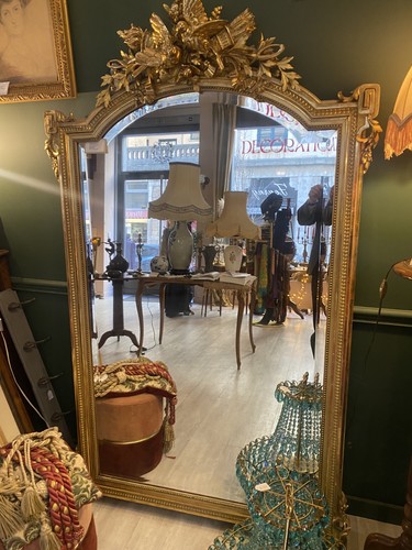 Miroir style louis - en, stuc