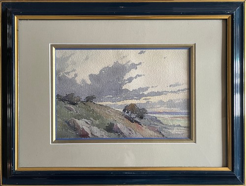 Tableau aquarelle paysage - tableau, "paysage