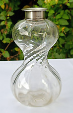 Carafe vase verre torsadé art
