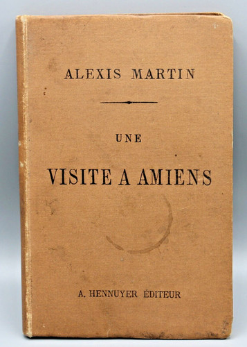 Livre une visite amiens - livre,