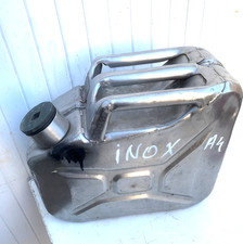 Jerrican en INOXl 20L Bidon  H 27 34 X16,5 cm Liquide carburants DECALINOX