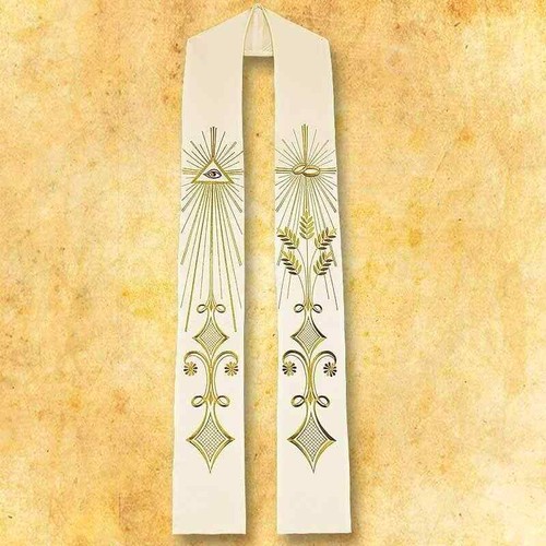 étole mariage brodée co - Étole,
