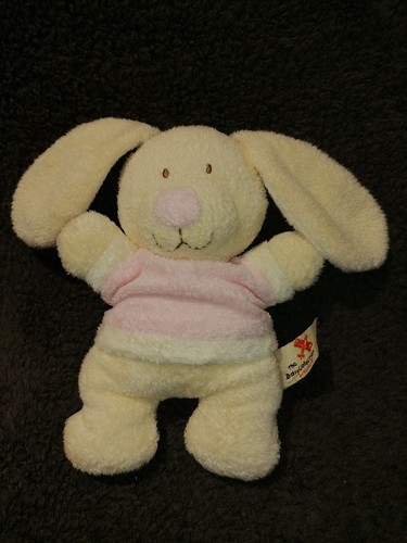 Doudou lapin écru beige - lapin, tees