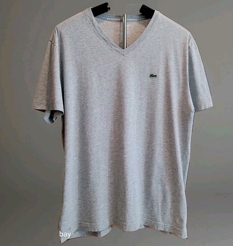 Lacoste pima cotton vneck - lacoste,