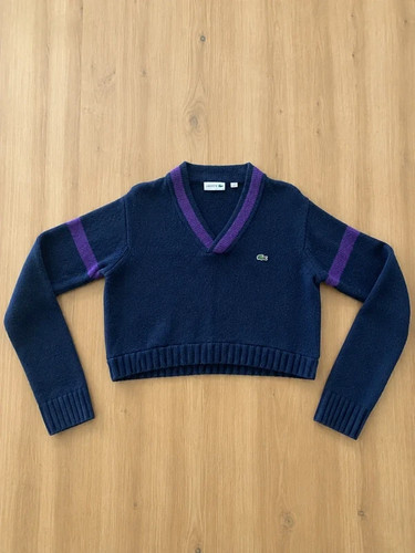 Pull cropped lacoste - pull, vintage